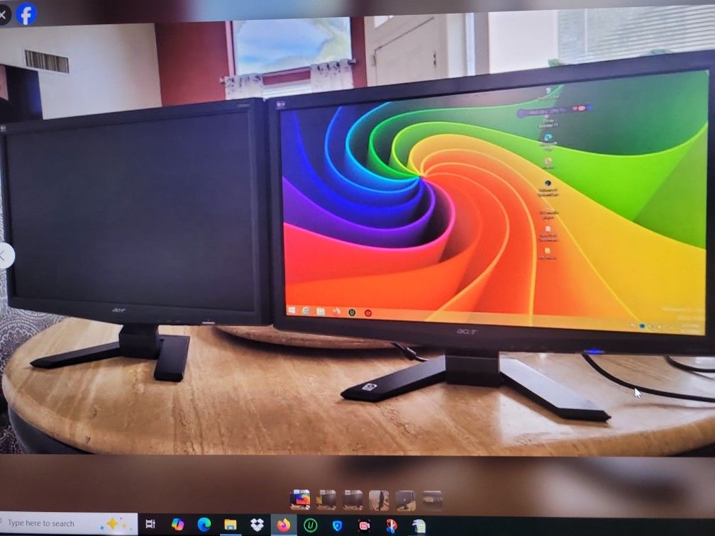 Acer Dual 23" Widescreen 1080P Monitors HDMI X233H