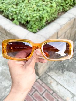 New Ray Ban Sunglasses Kiliane 4395 Orange Size 54/21 Case Included
