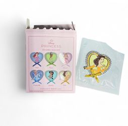 Disney Princess Pearl Heart Enamel Magnet BoxLunch Exclusive Belle Beauty and the Beast