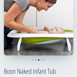 BooN Bathtub With BooN Frog Toy Holder