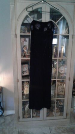 Velvet formal dress