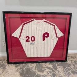 Mike Schmidt Autographed & Framed Philadelphia Phillies Jersey Mitchell & Ness USA Collectible 