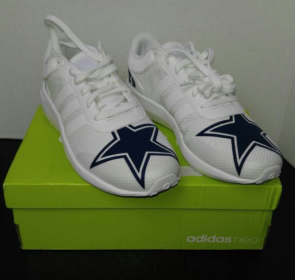 Desplazamiento persona que practica jogging Interior Dallas Cowboys Adidas Shoes for Sale in Farmers Branch, TX - OfferUp