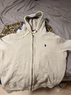 Large Men’s Full Zip Polo Jacket