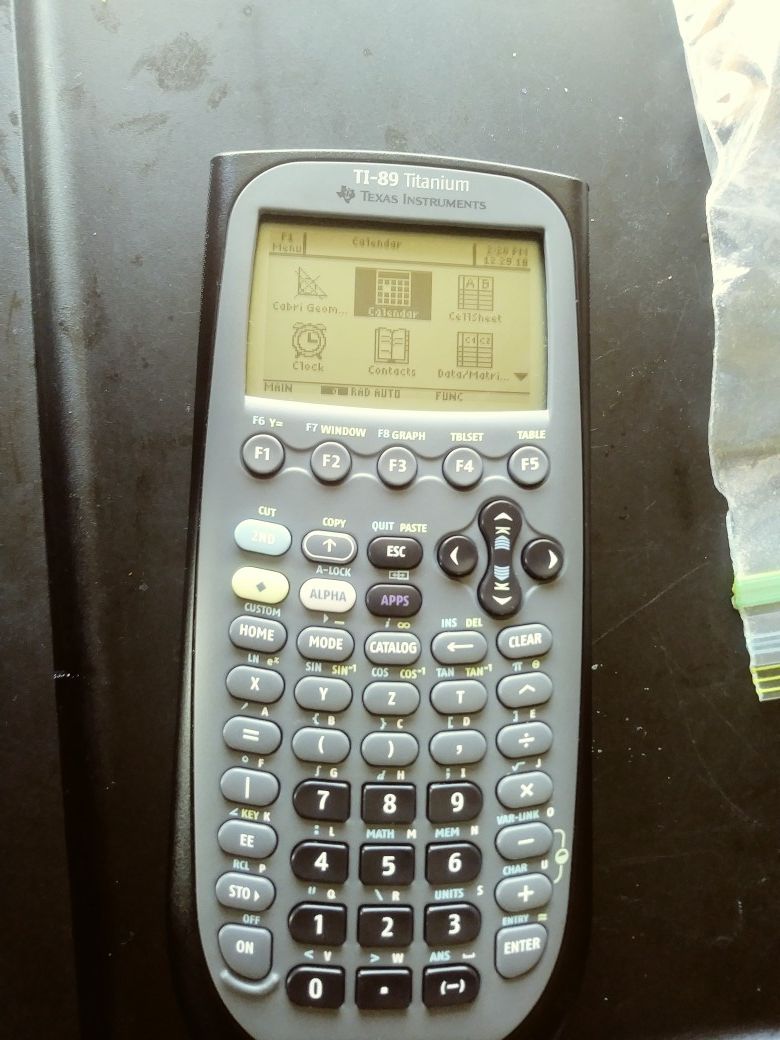 TI-89 titanium calculator