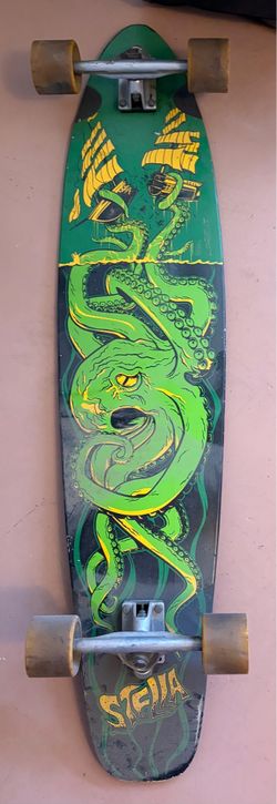 Stella Octo 42” Kicktail Longboard Skateboard