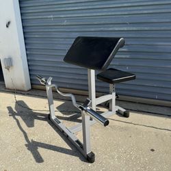 Body Solid Preacher Curl W Bar 