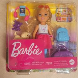 Barbie Sister Chelsea Doll Travel Set $8.00