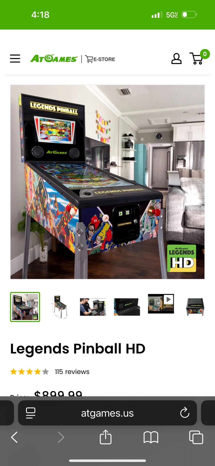 Virtual Pinball Machine With 22 Tables