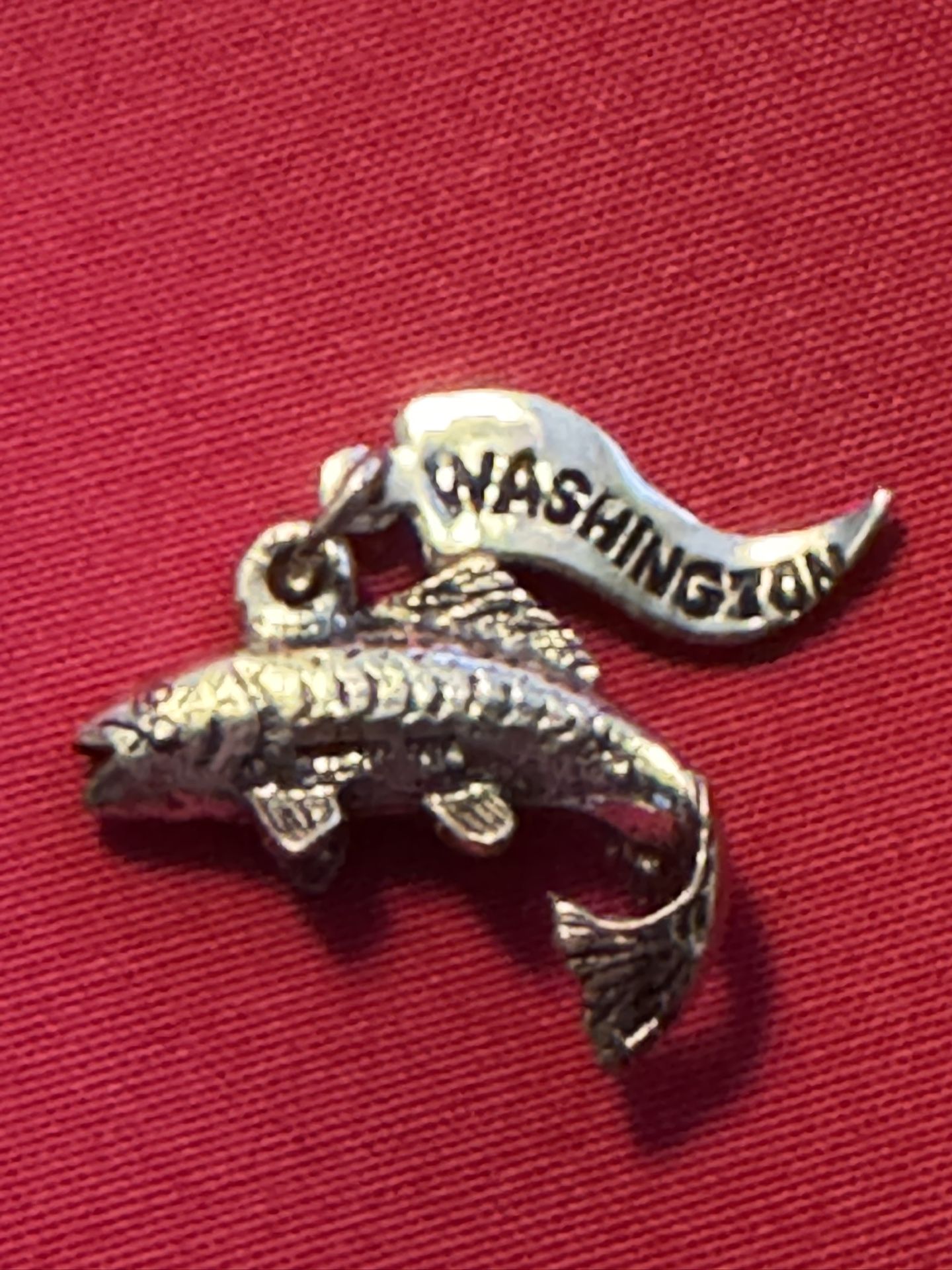 925. Sterling Silver Fish Pendant,
