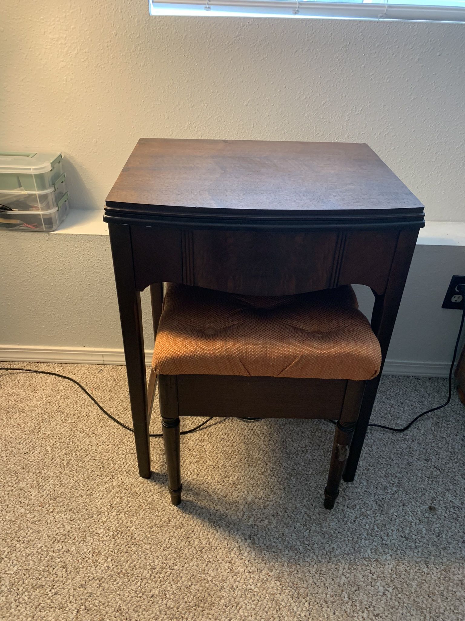 Vintage Sewing Table 