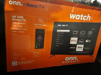 onn. 50" 4K UHD Roku Smart TV
