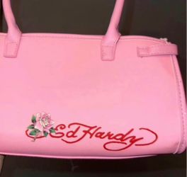 Ed Hardy Pink Tote Handbag
