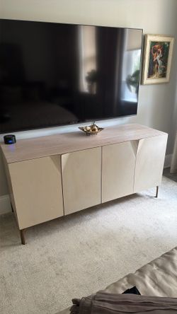 nightstand Crate & Barrel.. Can be on TV