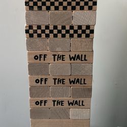 Vans; Jenga Set