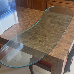 Clear 1/2" Thick Furniture Glass Top