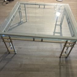Glass Top Coffee Table