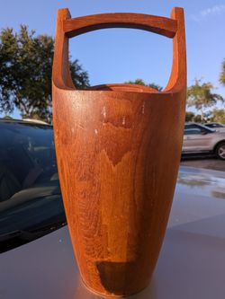 Vintage Jens Quistgaard for Dansk teak wood ice bucket