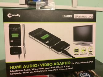HDMI Audio / Video Adapter for iPhone iPad iPod