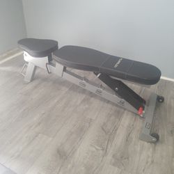 Powerblock Weight Training Bench With Attachments