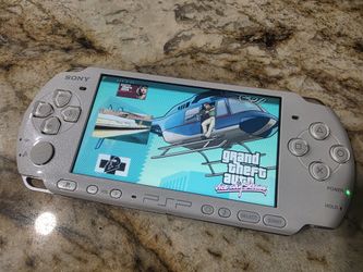 Playstation Psp 3000 Pearl White Mod--ded Video Game Console