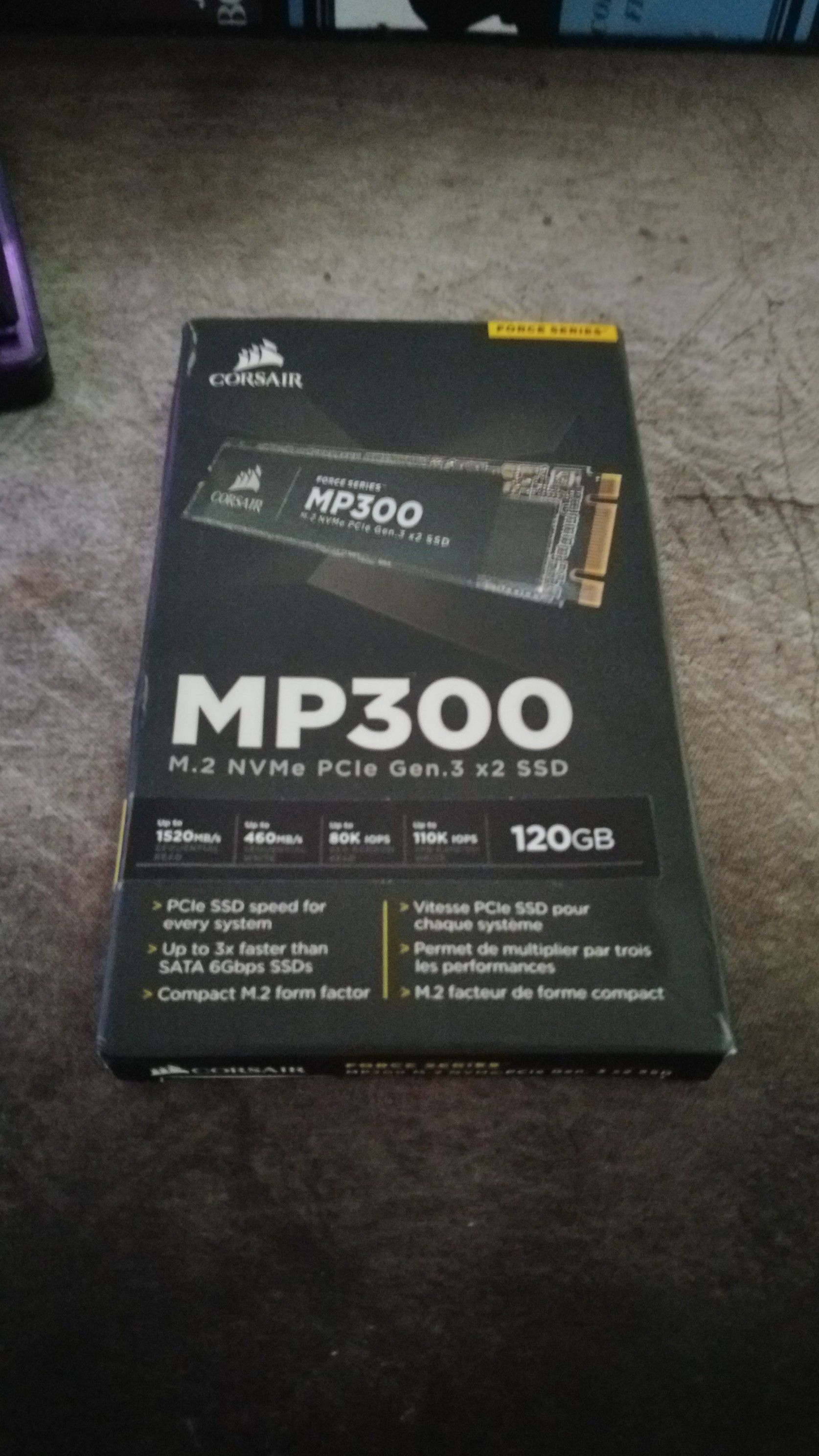 Corsair MP300 120GB M.2 SSD for Sale in Long CA - OfferUp