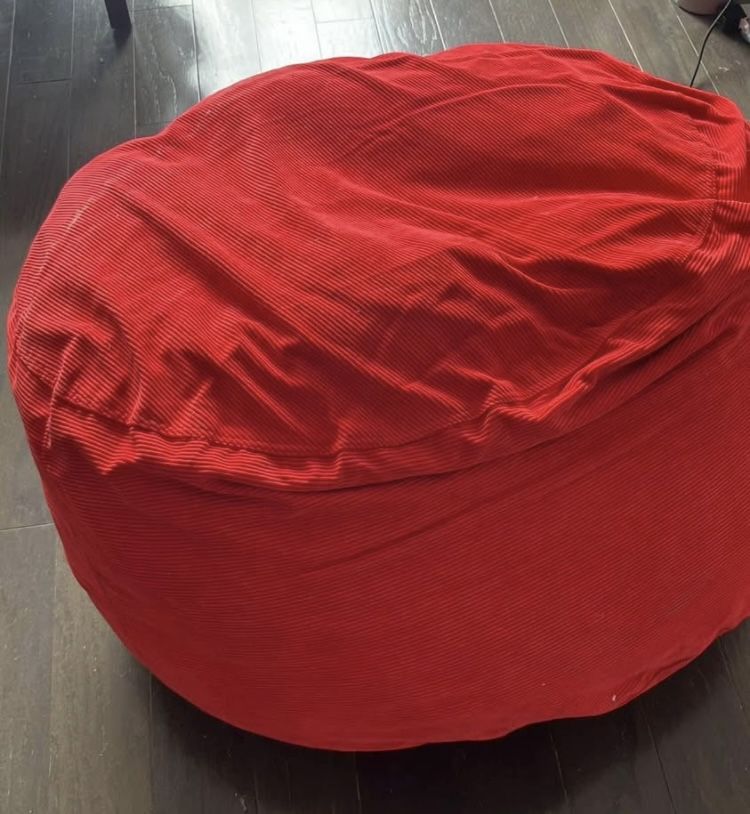 CourdaRoy’s Twin BeanBag Chair (Red)