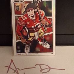 24 Prizm Manga Brock Purdy *** SSP CASE H IT  #/49