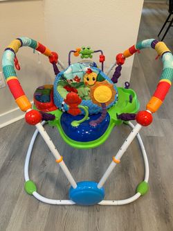 Baby Einstein Neighborhood Friends Activity Jumper with Lights and Music, 6 Months+, Max Weight 25lbs., Unisex