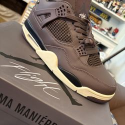🎄🎄 Jordan Retro 4 Ma Manier Men’s SZ 11 🎅🎅