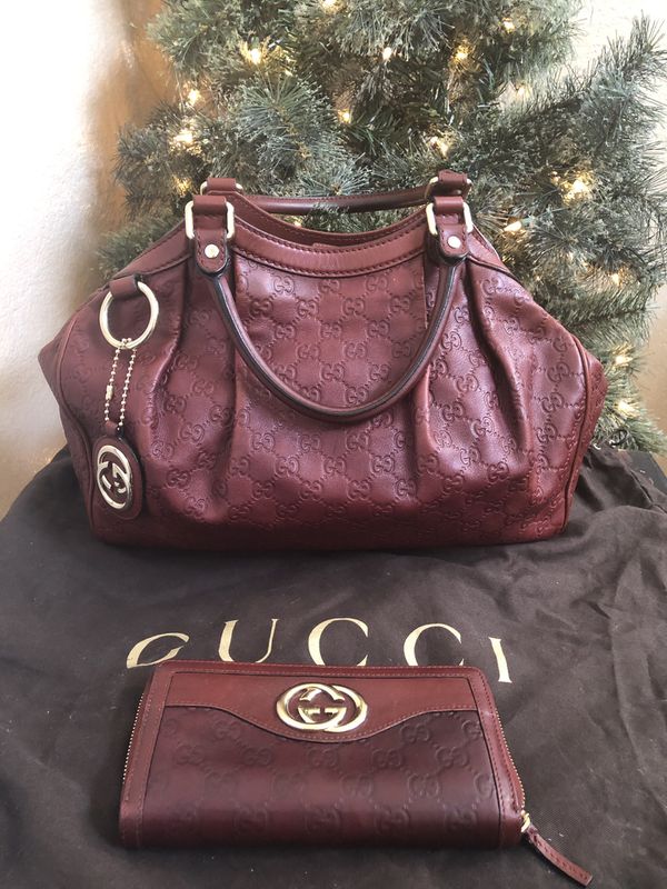 Gucci set purse wallet guccissima for Sale in San Bernardino, CA - OfferUp