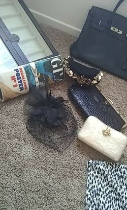 Vintage hats and purses