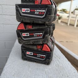 Milwaukee XC 5.0 Batteries 