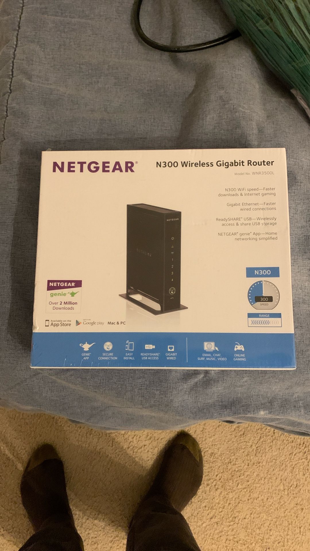 Netgear N 300 Wireless Gigabit Router