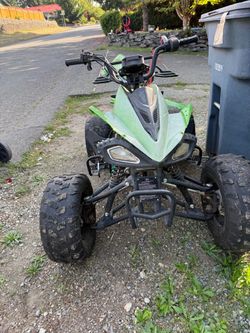 Green Youth ATV Four Wheeler