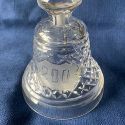 WATERFORD 200 Year Anniversary Crystal Bell Hand Cut Waterford 