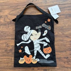 Pottery Barn Kids Disney Halloween Mickey Mummy Trick-or-Treat Tote Glow in Dark