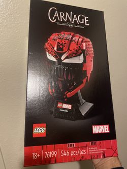 Carnage Lego Head Spider Man READ DESCRIPTION