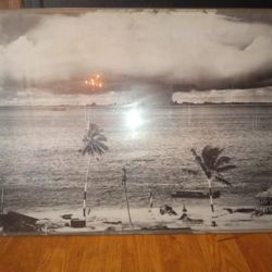 1940 Testing Of The Atom Bomb Or World War II Picture Poster