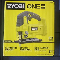 Ryobi 18v Sabre/Jig Saw Tool Only. Brand New. Unopened Box.