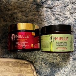 mielle rosemary mint strengthening hair masque And mielle pomegranate and honey