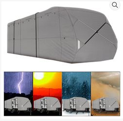 RV Trailer Cover 20'-23' Waterproof Camper Travel Motorhome Truck Car Cover 4-Ply Layer 