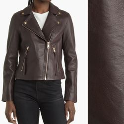 All Saints Dalby Leather Moto Jacket