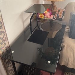 Computer Desk With Printer Holder