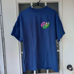 Vintage 2009 Disney Back Graphic Blue T-Shirt Size XL Disney  Hanes