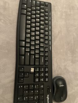 Logitech Keyboard With Mouse & USB