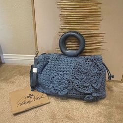 Patricia Nash Crochet Floral Handle Women’s Bag