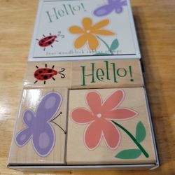 Rubber Stamps Hero Arts Butterfly Fancy Notes