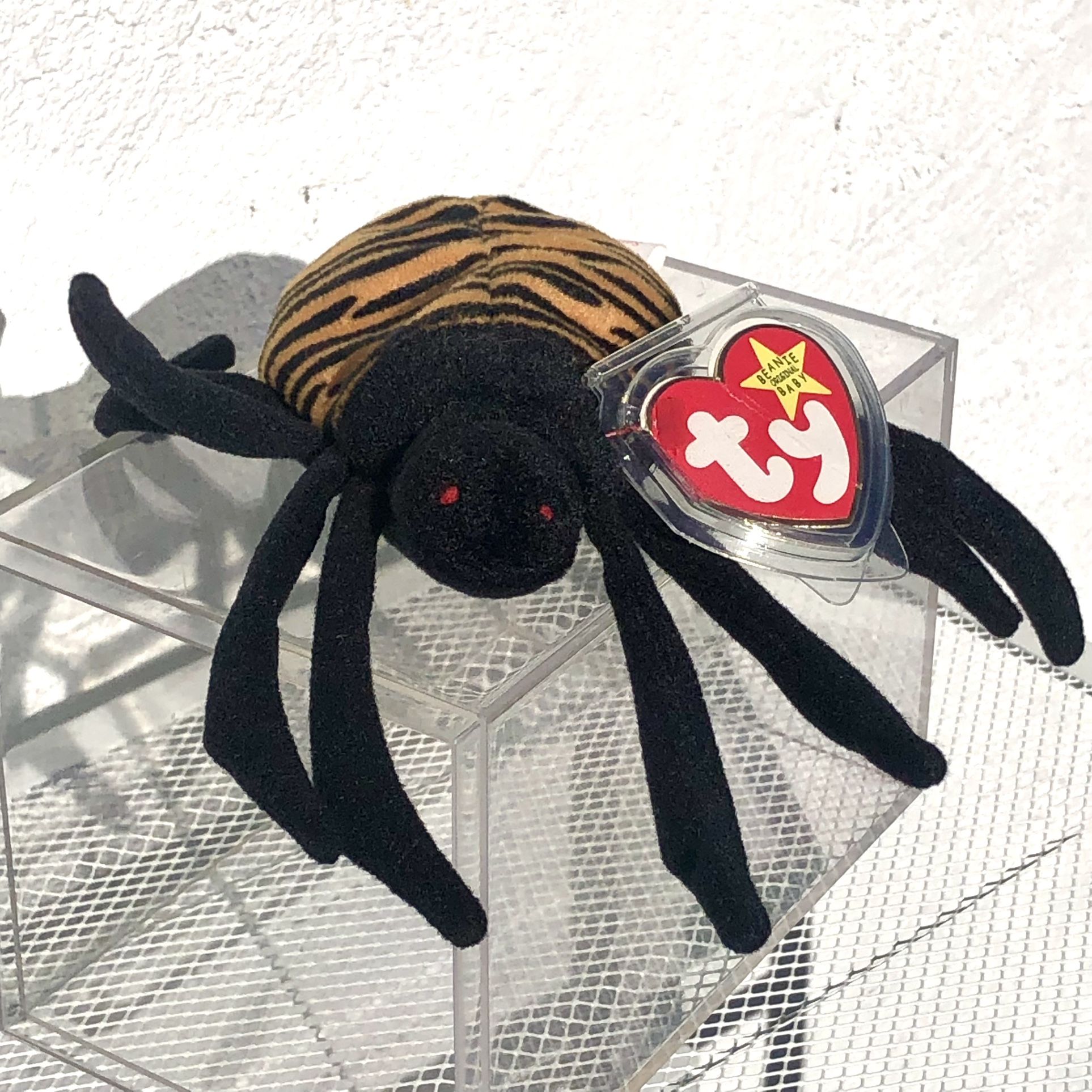 Original TY Beanie Baby *Spinner* DOB 10/28/1996 (Silver Lake)