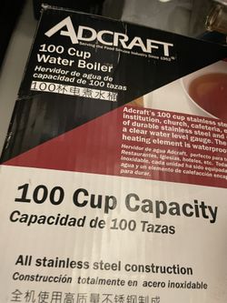 ADCRAFT 100 Cup Water Boiler